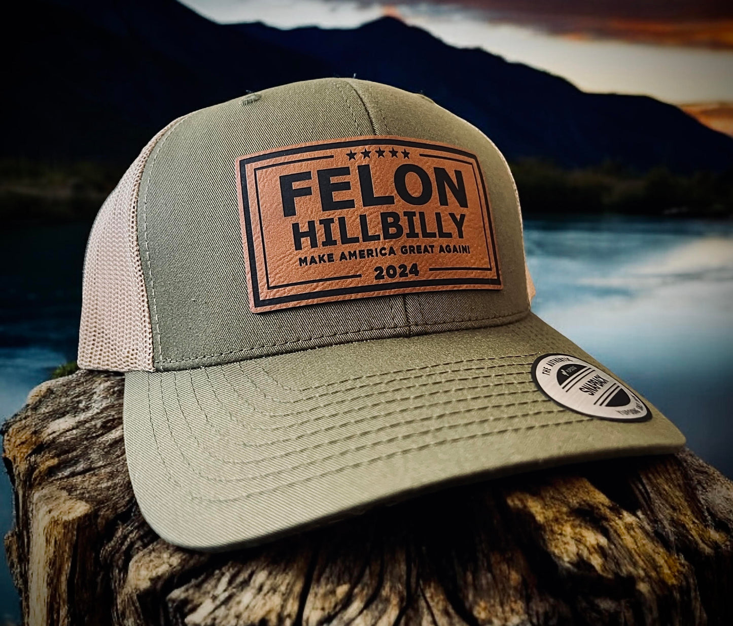 Felon Hillbilly (Trump Vance) 2024 Trucker Hat